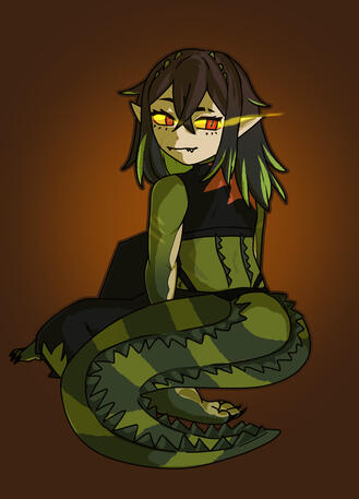 Kairyu Crocodile Illustration